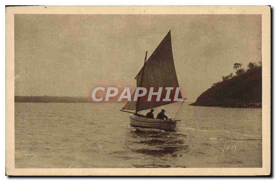 CPA Bateau Bretagne Yachting sur la Rance 