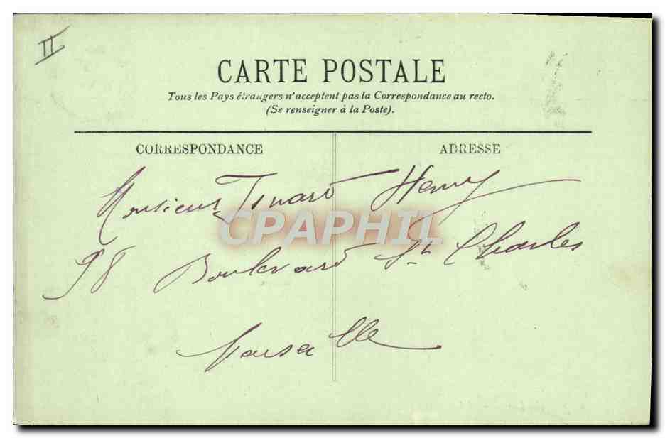 CPA Bateau Au large — Verso