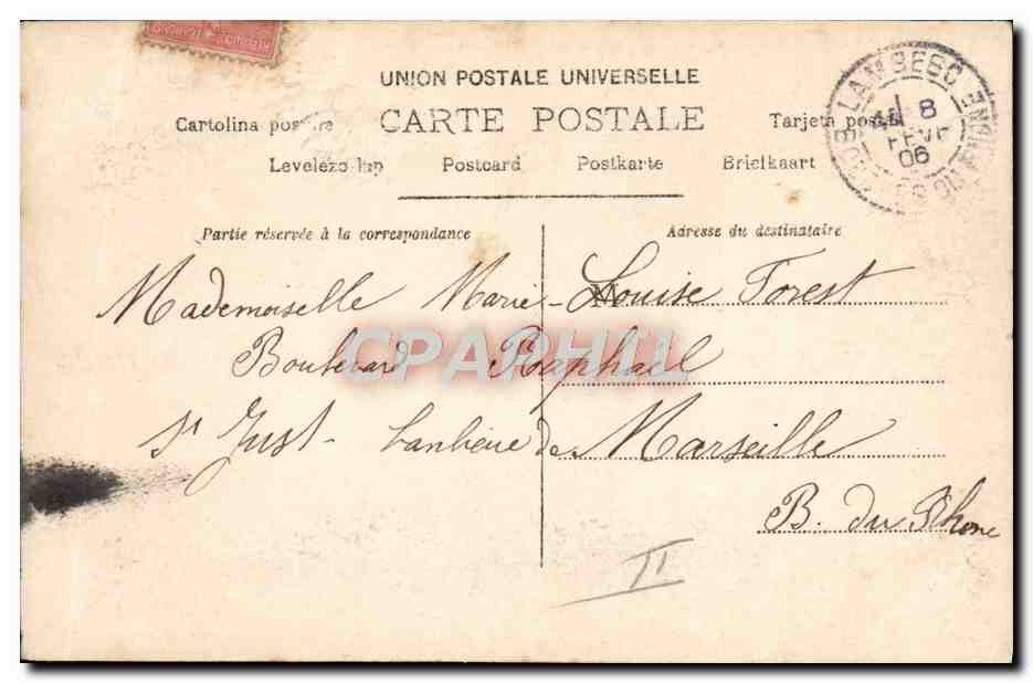 Fée aux ailes de papillon — John Taunant, série 173/4 — Reverso
