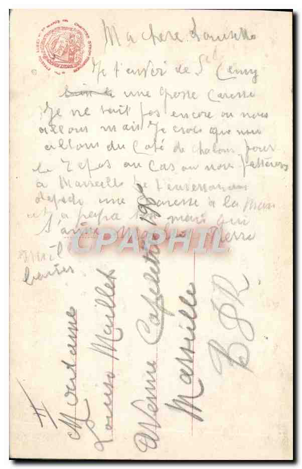 CPA Fantaisie Femme Soldat Militaria — Rückseite