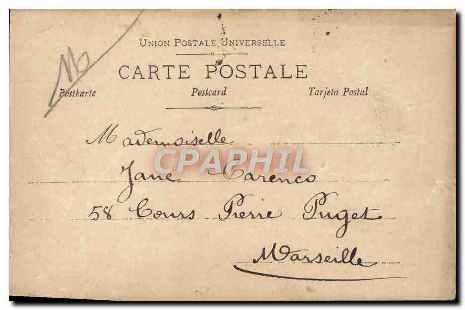 CPA Fantaisie Femme Papillon John Laurent — Rückseite