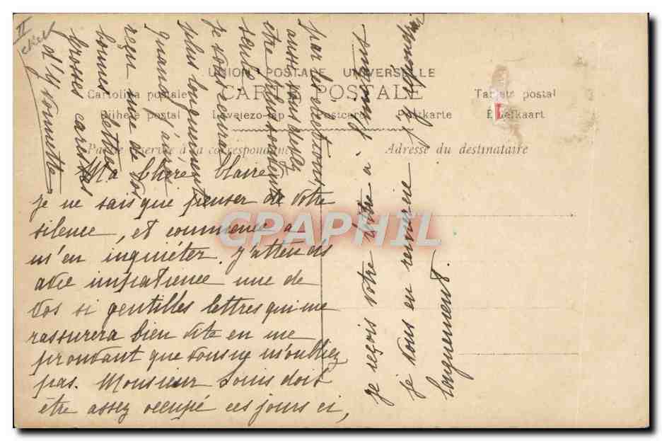 Coq — Coeur pour vous, chaque jour chante clair — Phébus, n°3072 — Rückseite