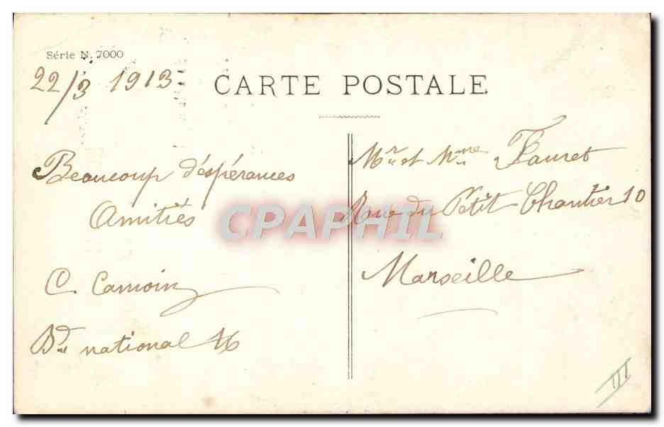 CPA Fantaisie Enfant Chou  — Rückseite