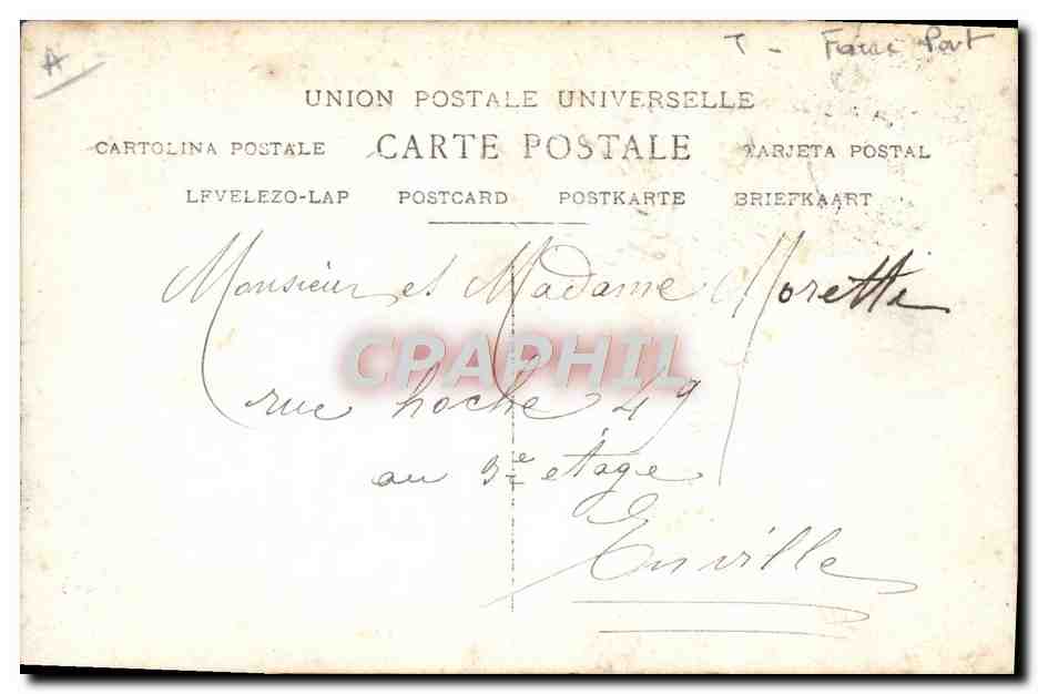 CPA Fantaisie Enfant Bebe Bonnery  — Rückseite