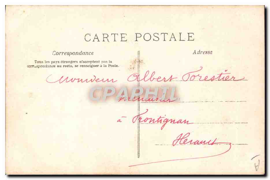 CPA Fantaisie Enfant Bebe  — Rückseite