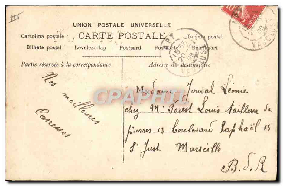 CPA Fantaisie Enfant Bebe — Rückseite