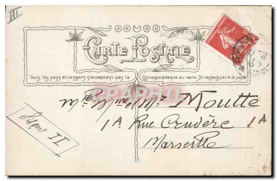 CPA Fantaisie Enfant Bebe — Rückseite
