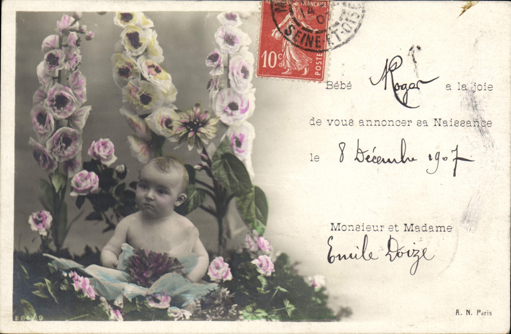 CPA Fantaisie Enfant Bebe Roger