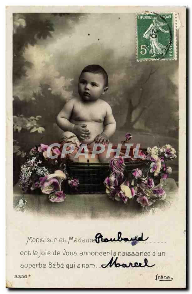 Bébé Marcel — naissance — éditeur inconnu, n° 3350*
