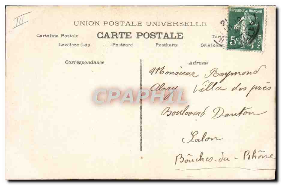 CPA Fantaisie Enfant Bebe — Rückseite