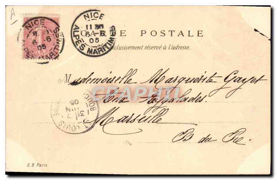 CPA Fantaisie Enfant Bebe — Rückseite