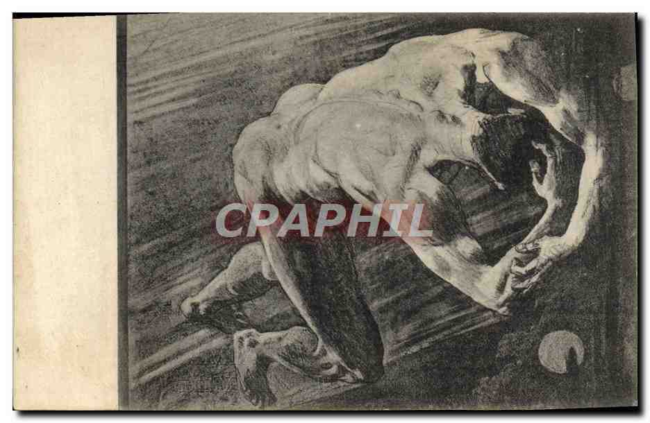 CPA Paris Maison de Victor Hugo La chute de Satan Fin de Satan Laurens Diable 