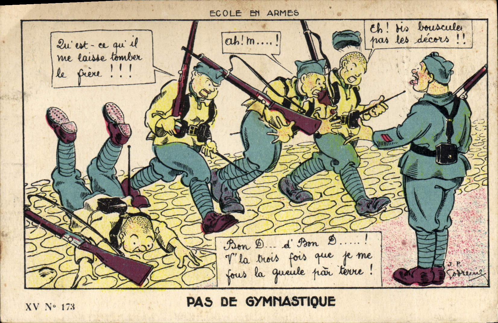 École en armes — Pas de gymnastique — J.P. Sobrieu, XV N° 173