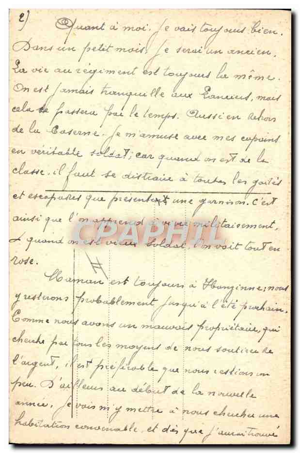 Au manège... — Humour militaire — HM B N° III — Reverso