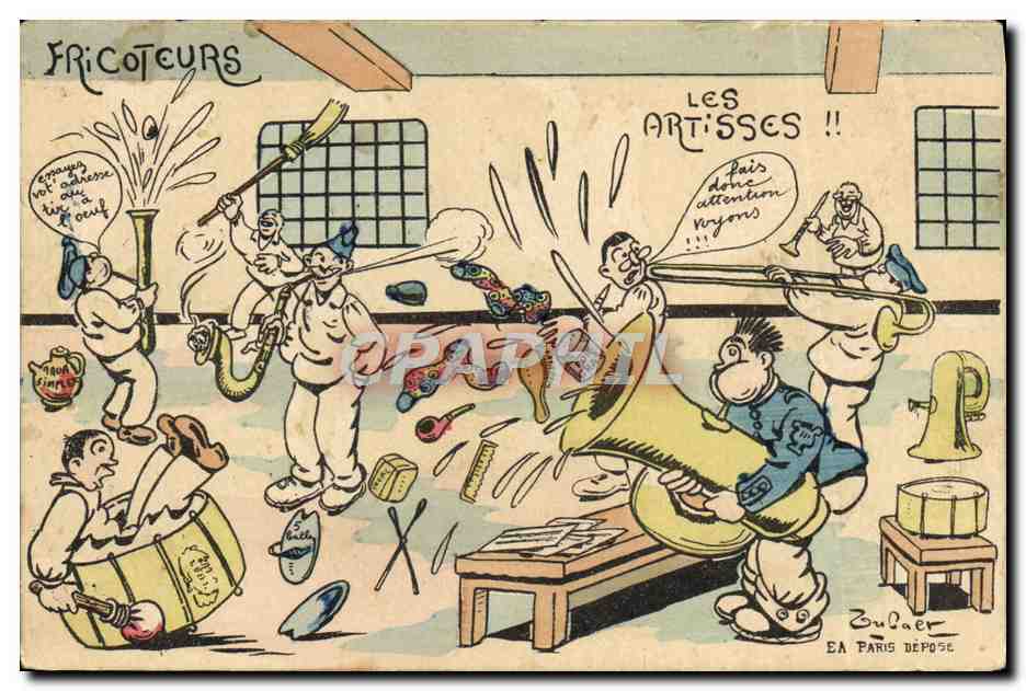 Fricoteurs — Les Arti'sses !! — Bulac Paris Déposé
