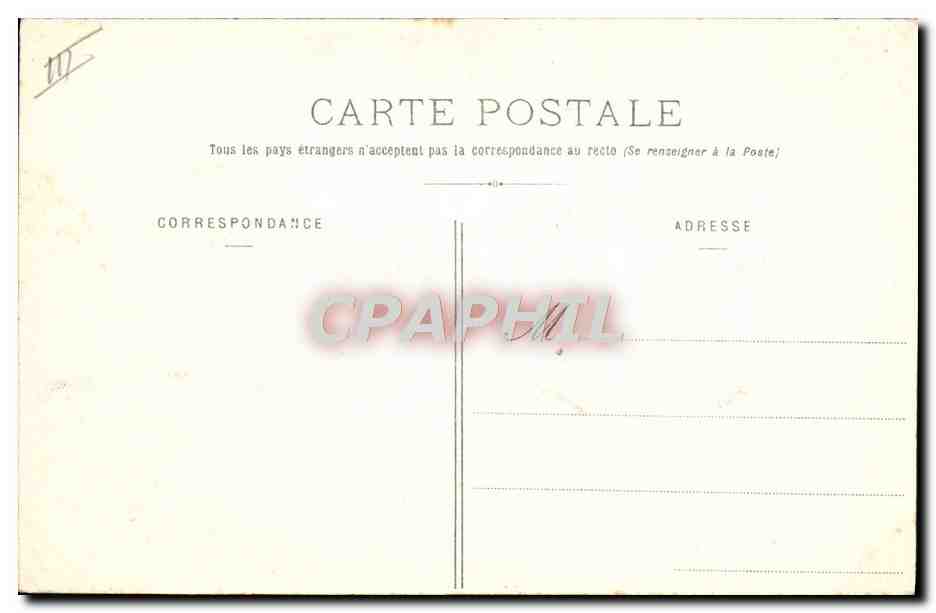 CPA Folklore Bretagne Enfants — Verso