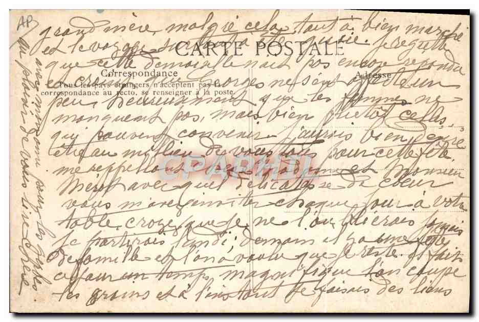 CPA Folklore Interieurs bretons Les bonnes crepes  — Verso