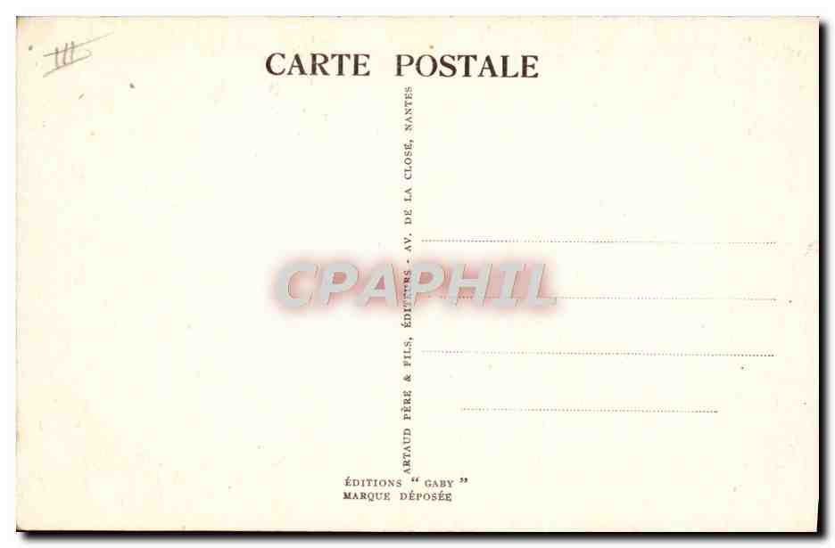CPA Folklore Sur la place du village La ronde  — Rückseite