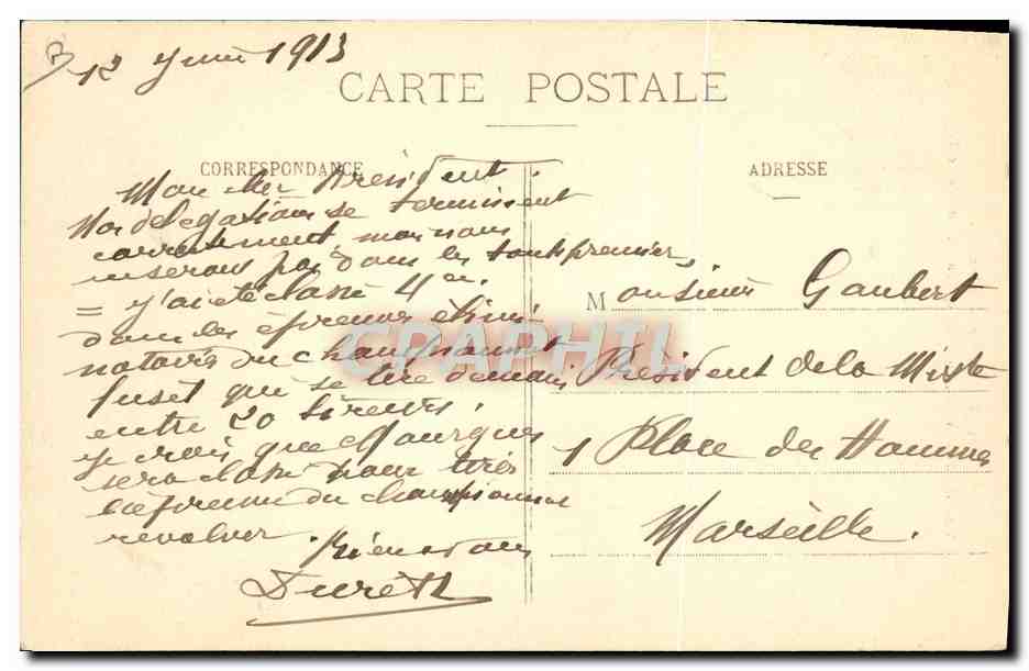 CPA Folklore Vieillar de Mahalon Pont Croix Confort Etude de type  — Verso