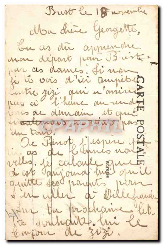 CPA Folklore Plougastel Daoulas La reine des fraises et sa cour  — Verso