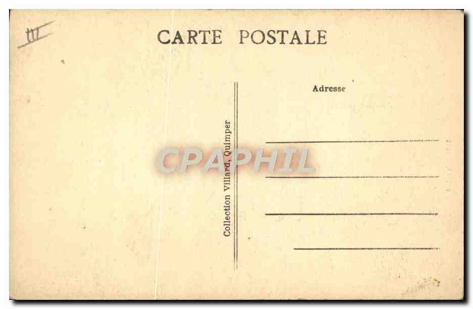 CPA Folklore Charite Enfants — Verso