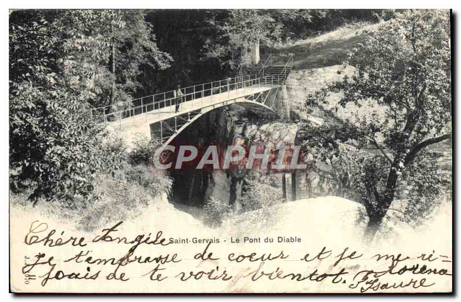 Saint-Gervais - Le Pont du Diable — éditeur T. Llo