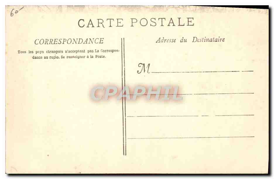 CPA Aix en Provence Carnaval Satan en ballade diable — Rückseite
