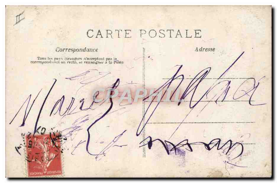 CPA Telephone Fantaisie Enfant — Rückseite
