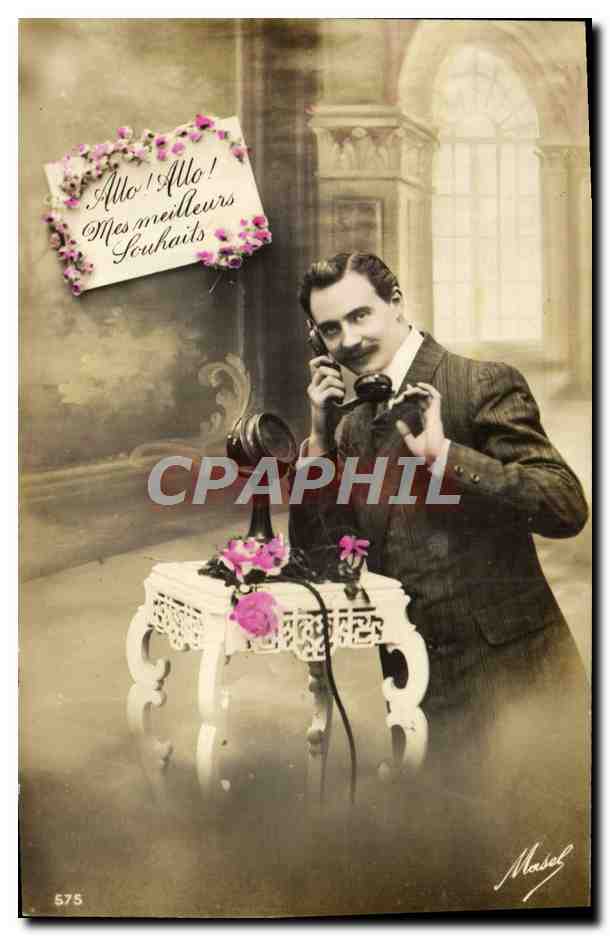 CPA Telephone Fantaisie Homme