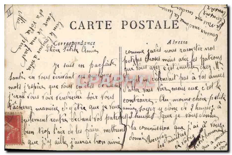 Femme au téléphone — scène de communication — éditeur inconnu, n° 143 — Reverso