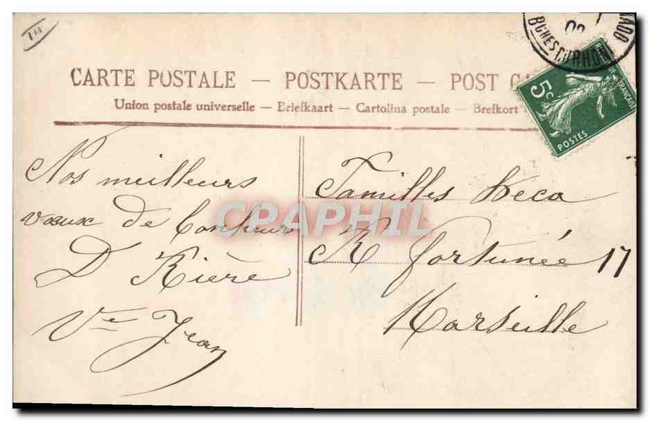CPA Telephone Fantaisie Enfant  — Verso