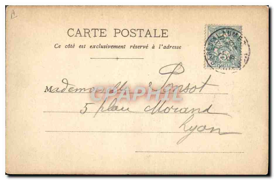 CPA Cartes geographiques Menetreux Gresigny Flavigny Venarcy — Rückseite