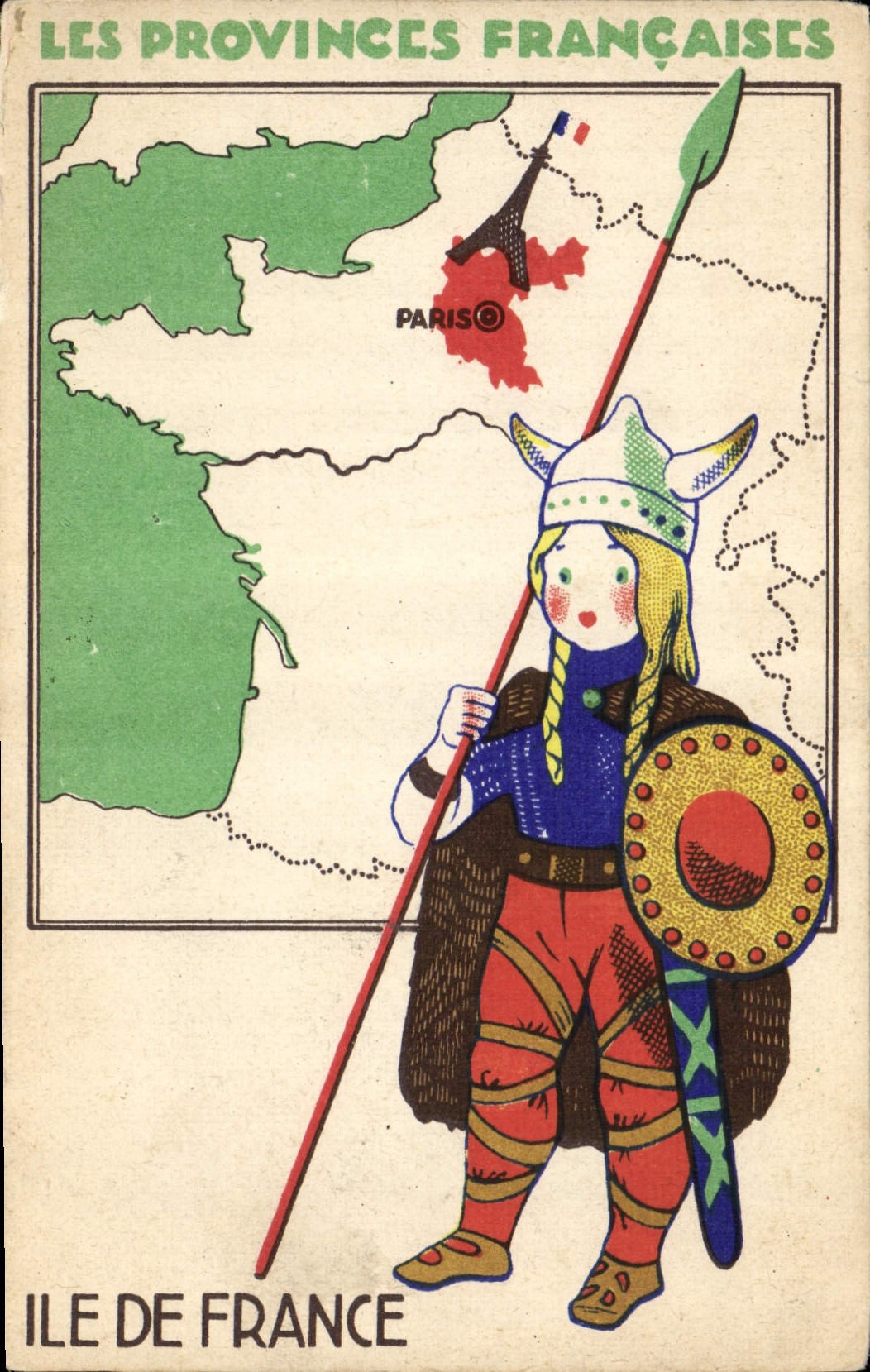 CPA Les Provinces Francaises Ile de France 
