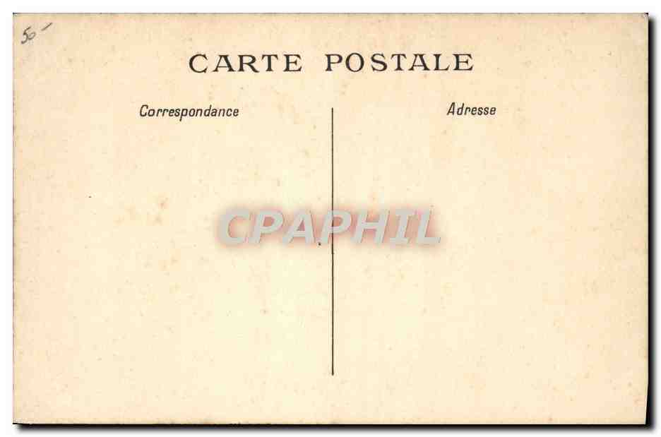 Tarjeta postal geográfica del Calvados — editor IMP. CAUDRAN, PARIS — Reverso
