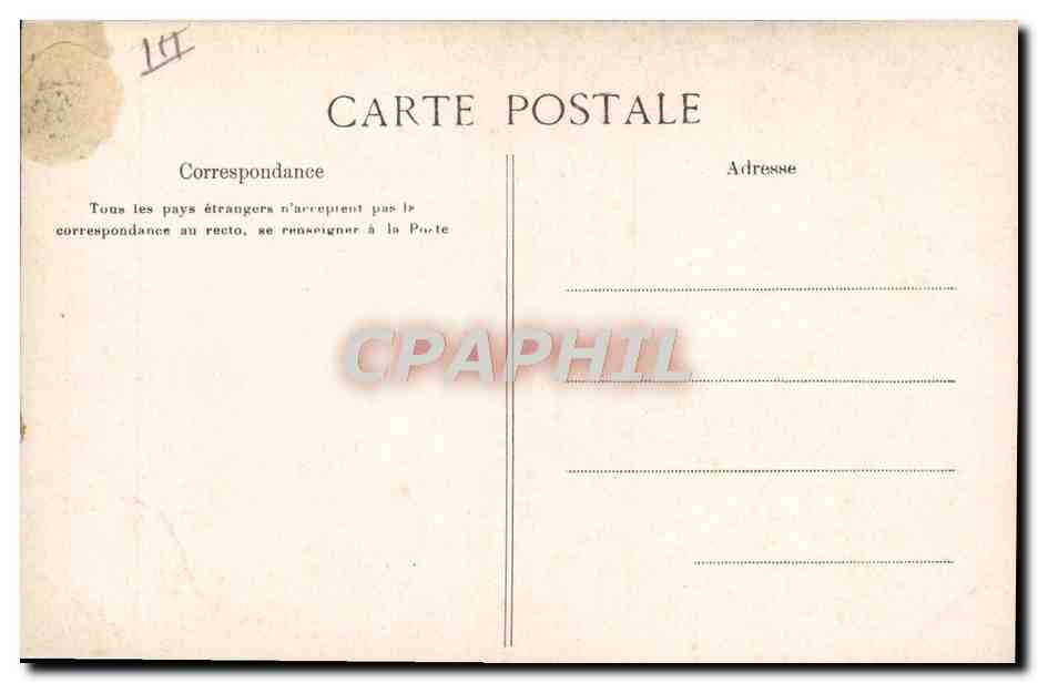 CPA Folklore La becquee Enfant — Verso