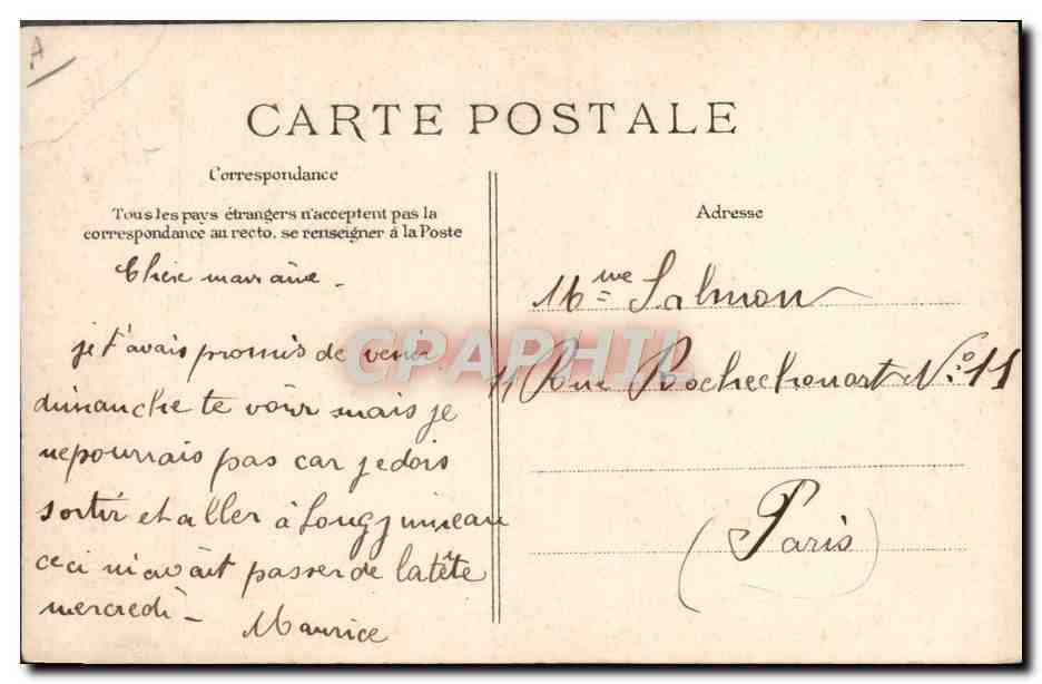 CPA Folklore Le fanage des foins — Rückseite