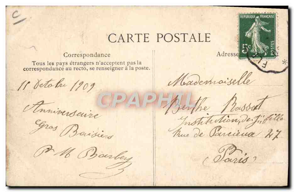 CPA Folklore La rentree des foins  — Rückseite