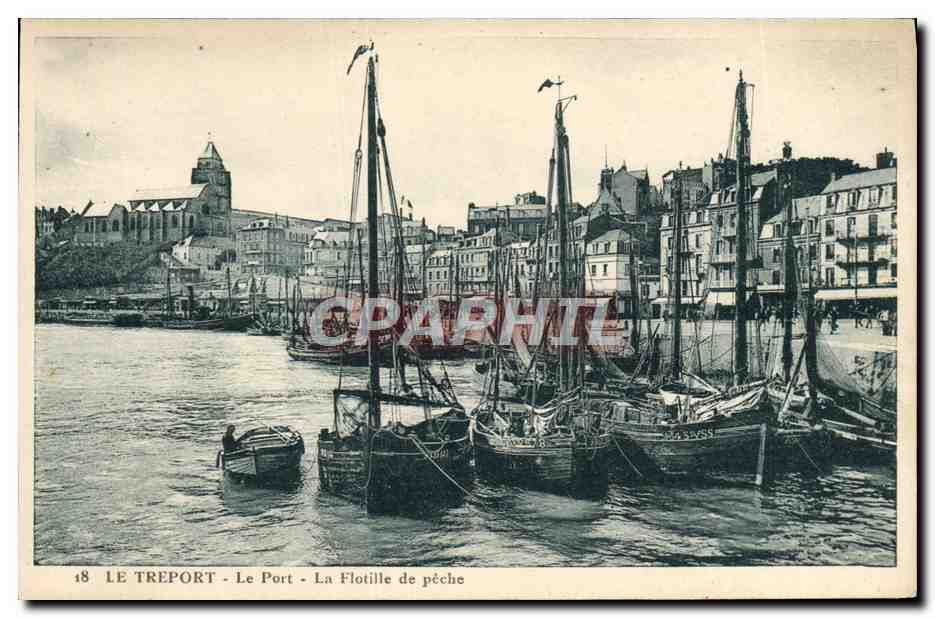 Le Tréport - Le Port - La Flotille de pêche — Édition Max. Le Tréport-Nice, n°18