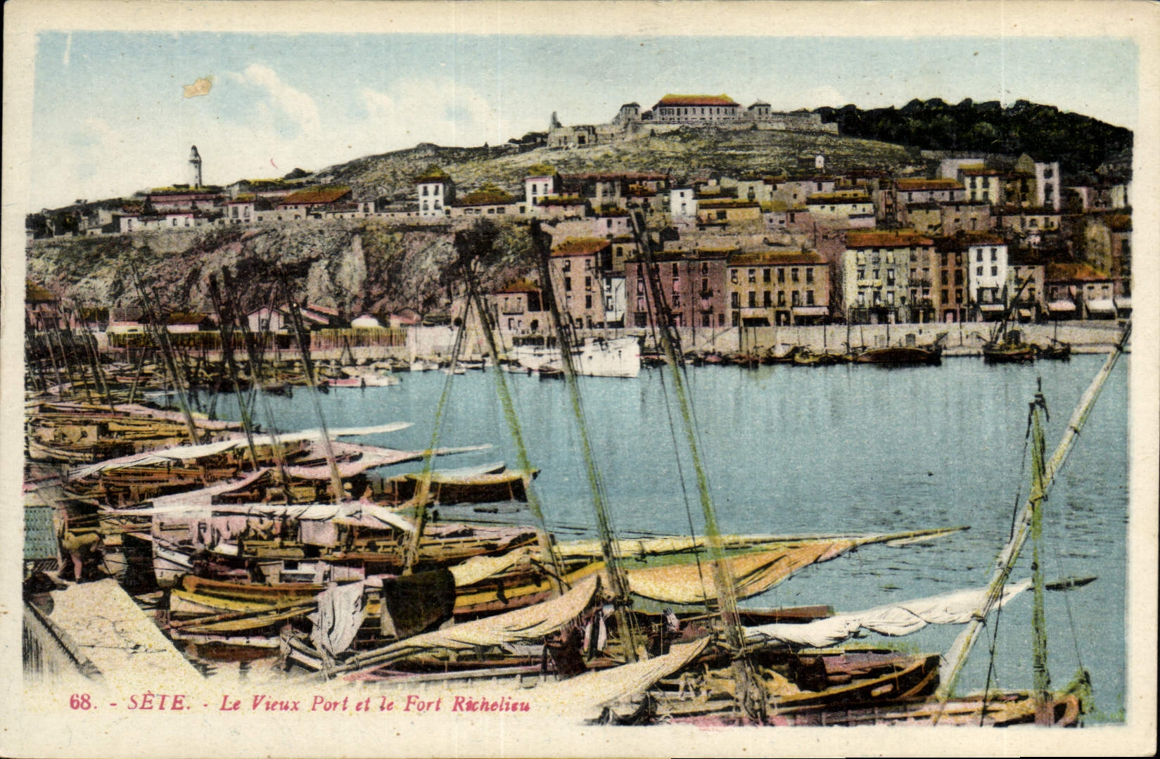 Sète - Le Vieux Port et le Fort Richelieu — G. Artaud, Nîmes, n°68