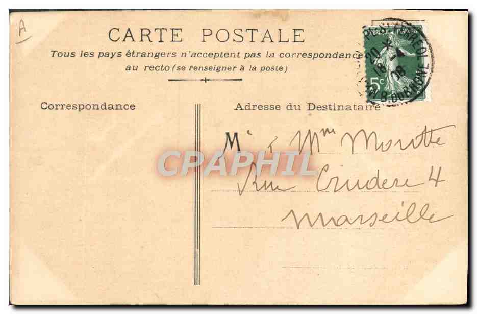 Bébé à la naissance — carte postale de vœux — éditeur non visible — Rückseite
