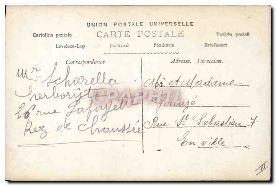 CPA Fantaisie Enfant Bebe Bardou — Rückseite