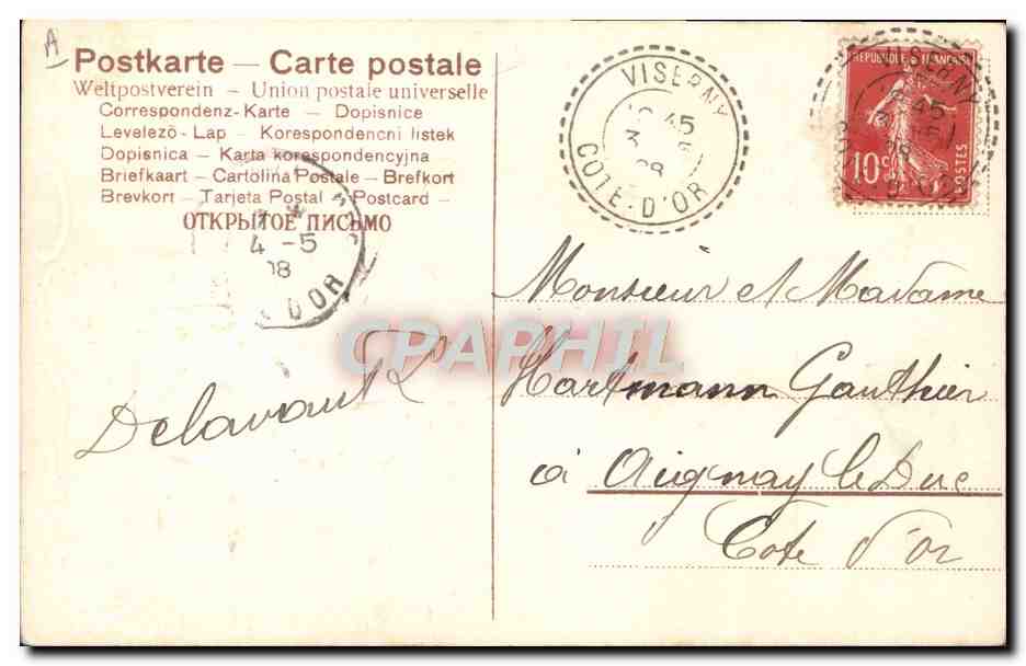 CPA Fantaisie Enfant Bebe Emile Delavaut  — Rückseite