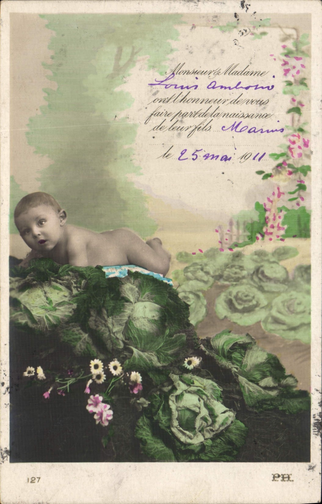 CPA Fantaisie Enfant Bebe Louis 