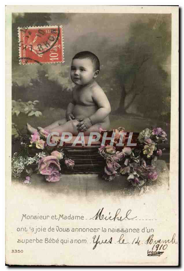 CPA Fantaisie Enfant Bebe Miehel