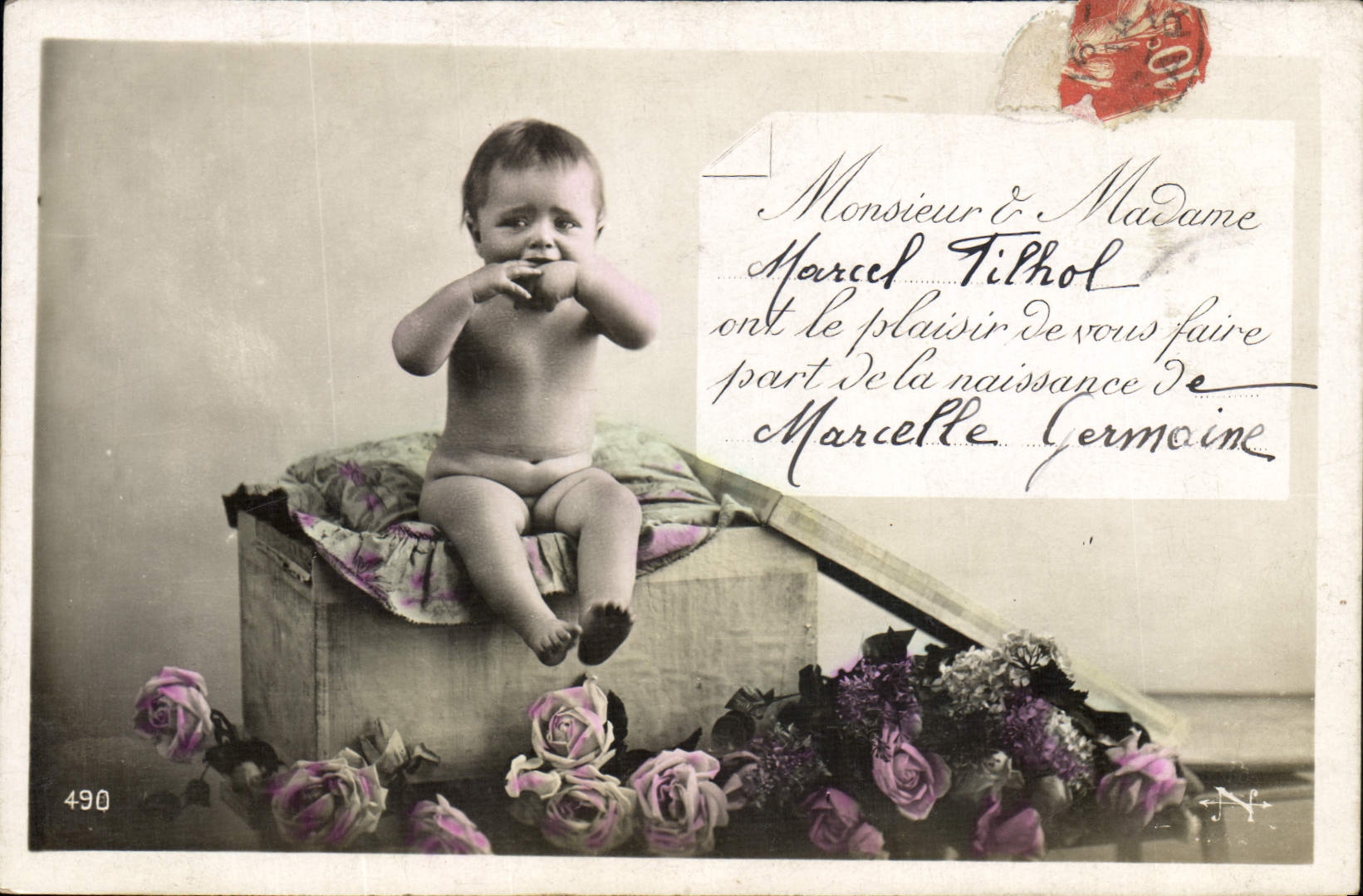 CPA Fantaisie Enfant Bebe Marcel Filhol