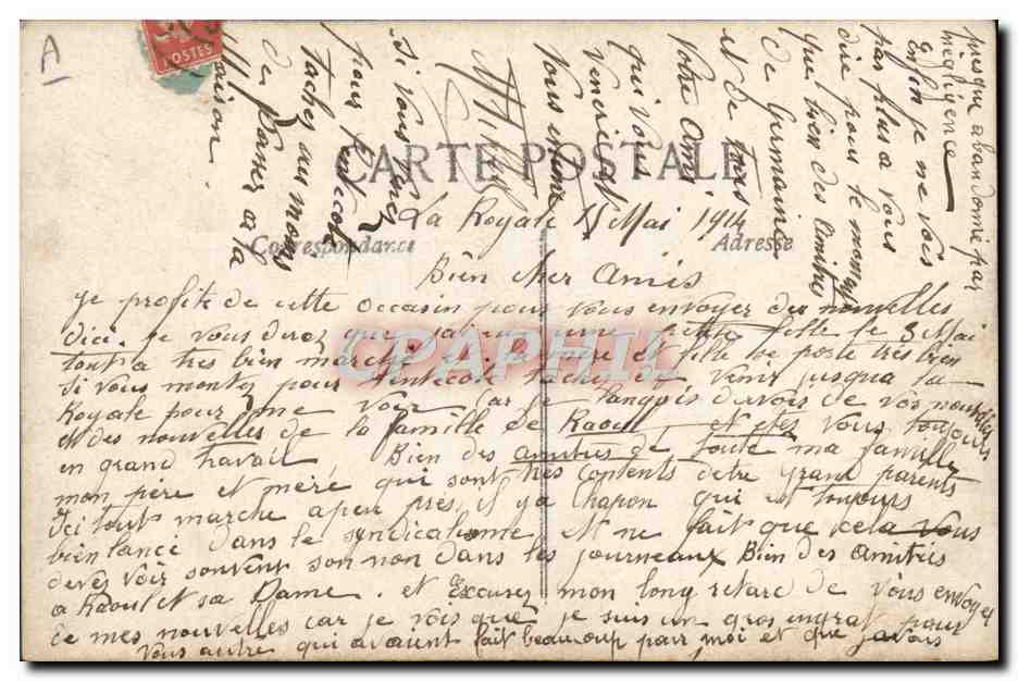 CPA Fantaisie Enfant Bebe Marcel Filhol — Rückseite