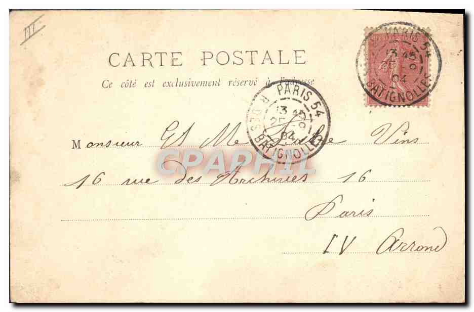 CPA Fantaisie Enfant Bebe  — Rückseite