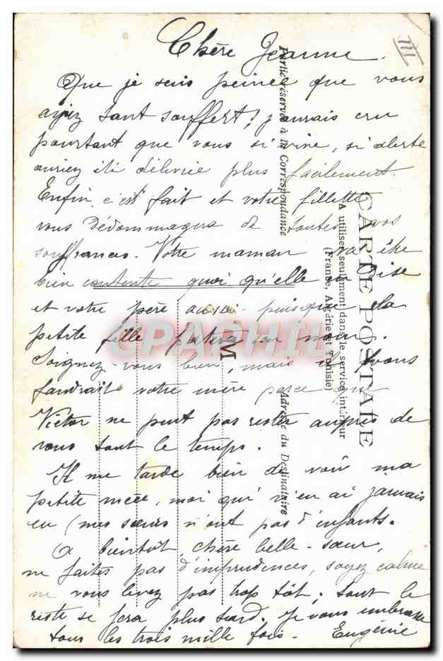 CPA Fantaisie Enfant Bebe  — Rückseite