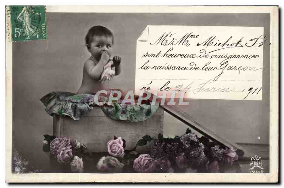 CPA Fantaisie Enfant Bebe Michot 