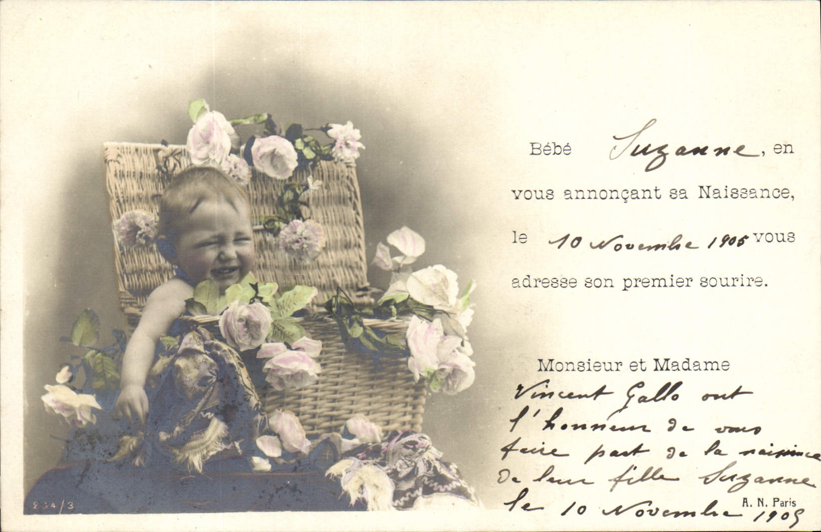 CPA Fantaisie Enfant Bebe Suzanne